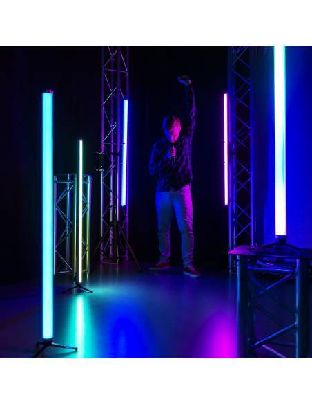 beamZ Pro Kratos Conjunto Tubos LED RGBW int/ext. 8 unidades  150659 - 12