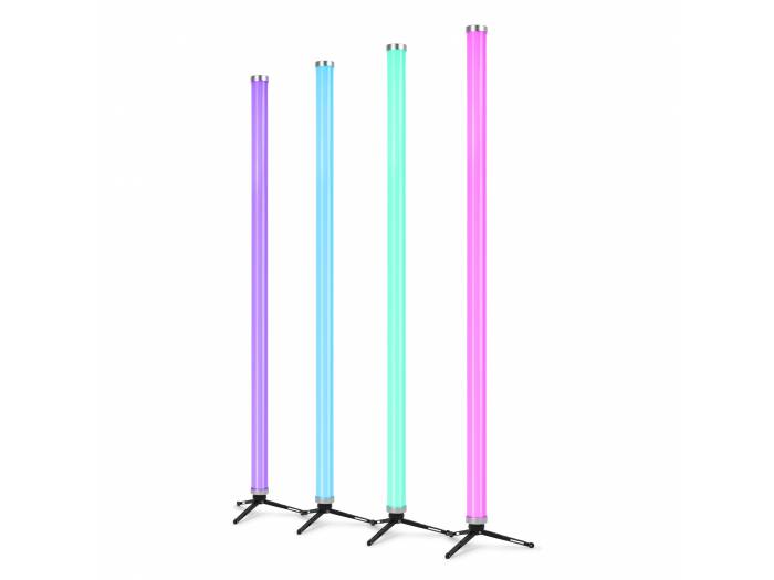 beamZ Pro Kratos Conjunto Tubos LED RGBW int/ext. 8 unidades  150659 - 2