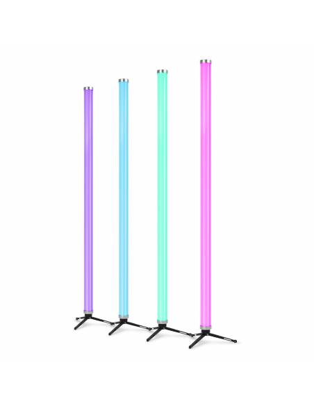 beamZ Pro Kratos Conjunto Tubos LED RGBW int/ext. 8 unidades  150659 - 2