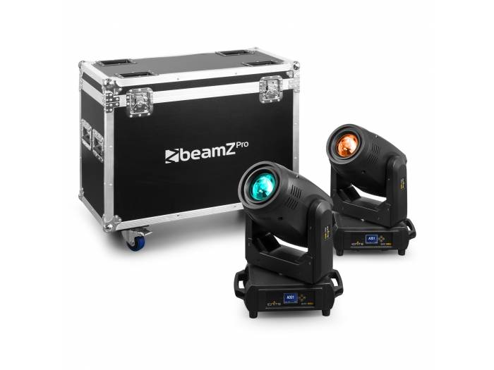 beamZ Pro IGNITE300LED Cabeza móvil BSW 2pcs en Flightcase  152110 - 3