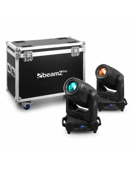 beamZ Pro IGNITE300LED Cabeza móvil BSW 2pcs en Flightcase  152110 - 3
