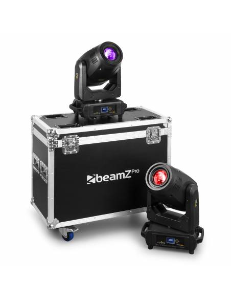 beamZ Pro IGNITE300LED Cabeza móvil BSW 2pcs en Flightcase 152110