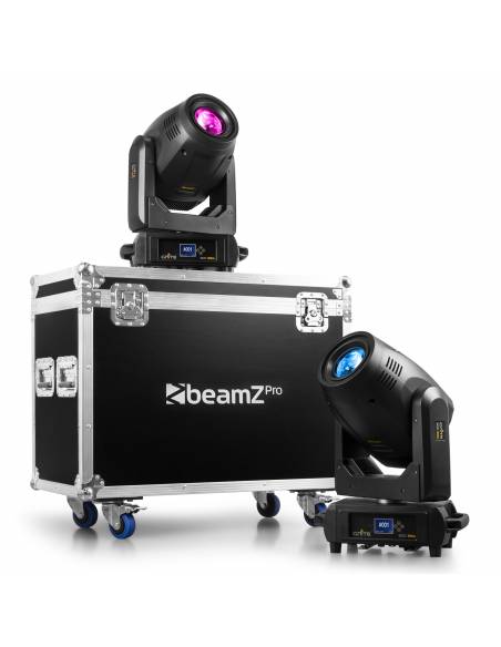 beamZ Pro IGNITE300LED Cabeza móvil BSW 2pcs en Flightcase  152110 - 2