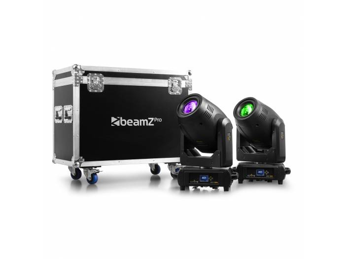 beamZ Pro IGNITE300LED Cabeza móvil BSW 2pcs en Flightcase  152110 - 4