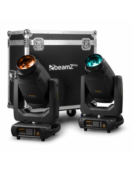beamZ Pro IGNITE400 Cabeza móvil LED 400W BSW con CMY 2pcs en Flightcase 152090