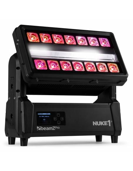 beamZ Pro NUKE1 Strobo/baño color Motorizado para exterior 153295