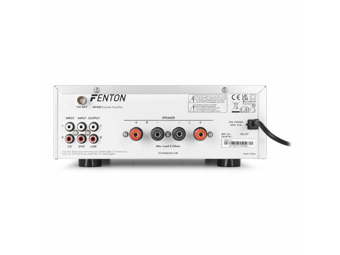 FENTON AV430A -  AMPLIFICADOR KARAOKE 2X 300W - 13