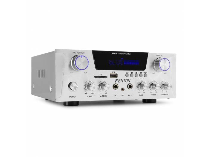 FENTON AV430A -  AMPLIFICADOR KARAOKE 2X 300W - 16