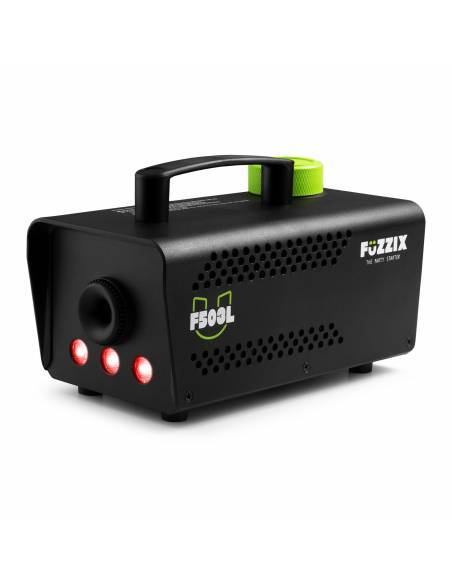 Fuzzix F503L Máquina de humo para fiestas de 500 w con 3 LED RGB y mando a distancia inalámbrico - 7