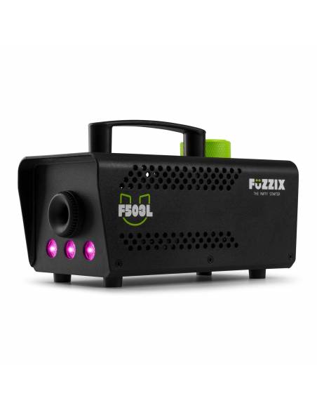 Fuzzix F503L Máquina de humo para fiestas de 500 w con 3 LED RGB y mando a distancia inalámbrico - 9