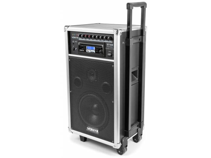 Vonyx ST100 MK2 Sistema de Sonido Portátil 8" Bluetooth/CD/MP3 - 4