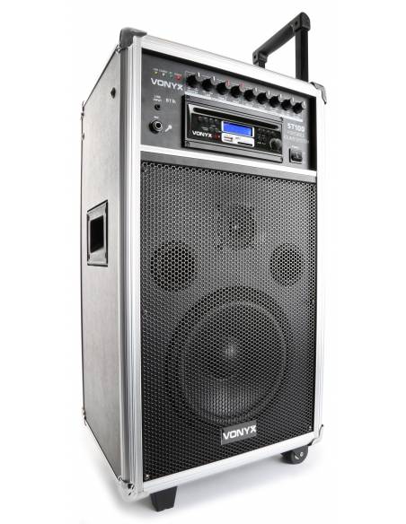 Vonyx ST100 MK2 Sistema de Sonido Portátil 8" Bluetooth/CD/MP3 - 8