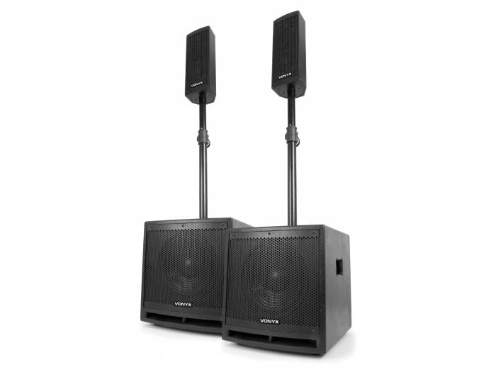 Vonyx VX1000BT Sistema de sonido Activo 1000W 2.2 con bluetooth - 8