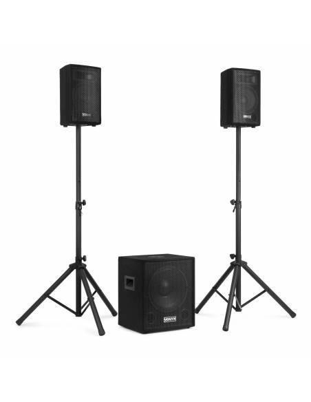 Vonyx VX0812BT 2.1 Pack de altavoces activos con subwoofer de 12" satélites de 8" y bluetooth - 3