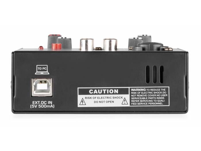 Vonyx VMM201 Mezclador 2 canales con USB Audio Interface  172640 - 5