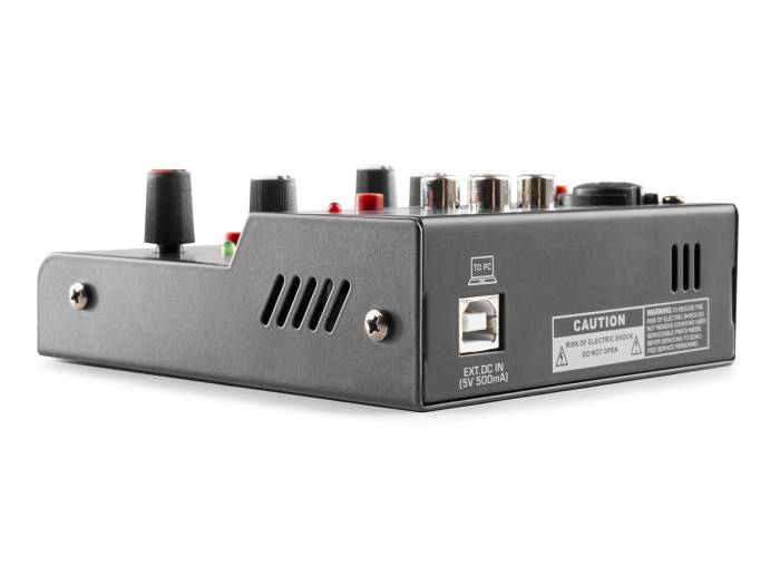 Vonyx VMM201 Mezclador 2 canales con USB Audio Interface  172640 - 4