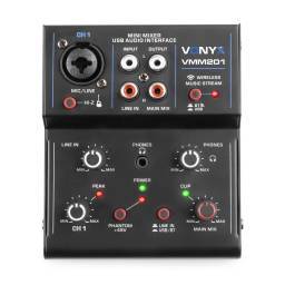 Vonyx VMM201 Mezclador 2 canales con USB Audio Interface 172640 2