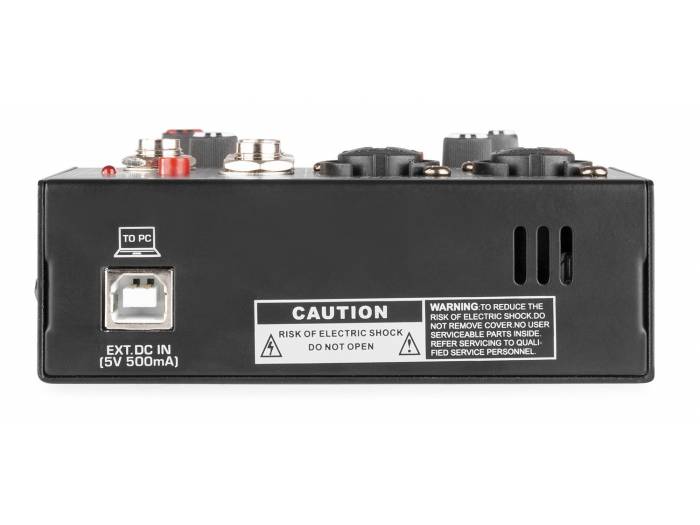 Vonyx VMM301 Mezclador 3 canales con USB Audio Interface  172642 - 5