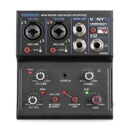 Vonyx VMM301 Mezclador 3 canales con USB Audio Interface 172642 2