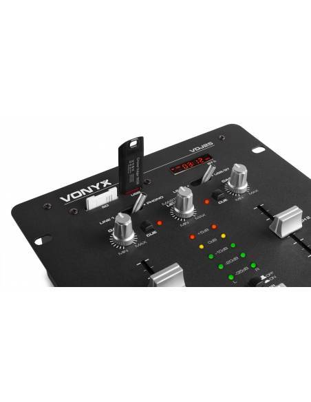 Vonyx VDJ25 Amplificador con mezclador 2 canales - 6