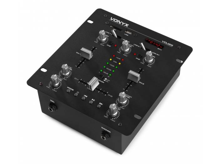 Vonyx VDJ25 Amplificador con mezclador 2 canales - 8