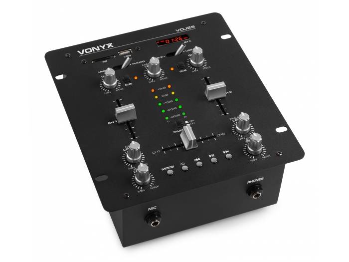 Vonyx VDJ25 Amplificador con mezclador 2 canales - 9