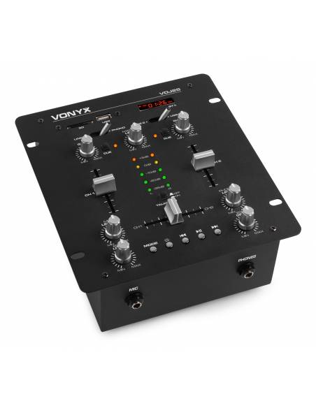 Vonyx VDJ25 Amplificador con mezclador 2 canales - 9