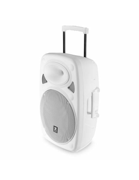 Vonyx Verve46 Altavoz autoamplificado portátil Bluetooth 1000W, Blanco - 7