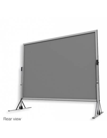 Pantalla con bastidor plegable de aluminio patas estuche y telas - 6