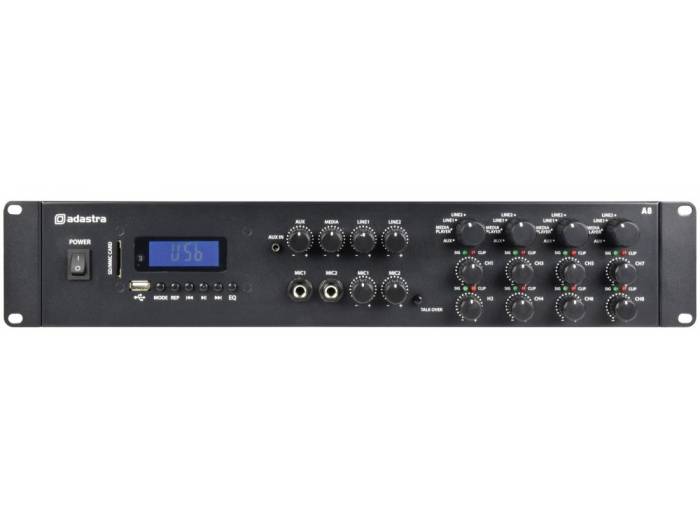 A8 Amplificador multicanal profesional 8 x 200W RMS - 7