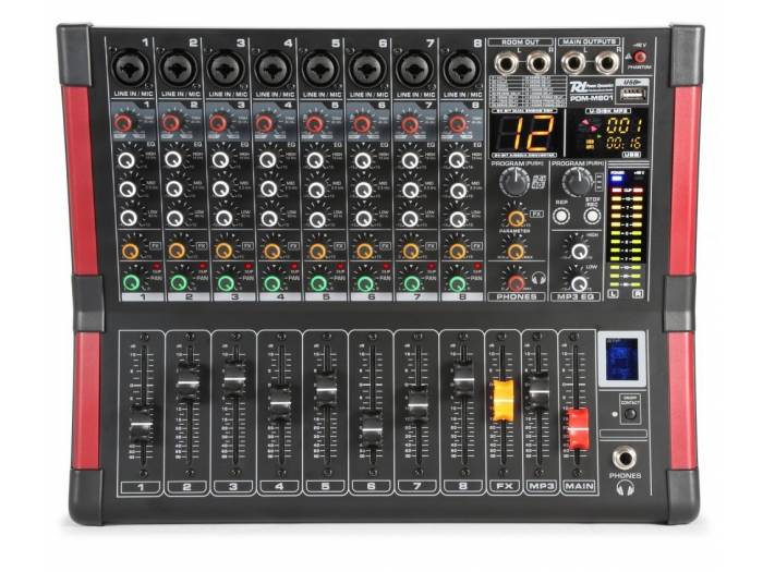 Power Dynamics PDM-M804 Mezclador directo 8 canales con DSP - 172606 - 8