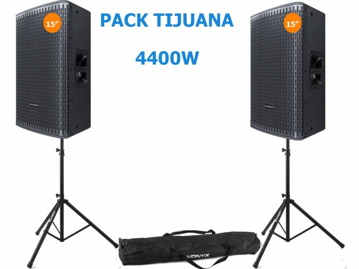 Pack TIJUANA 15 BASIC 4400w - 4