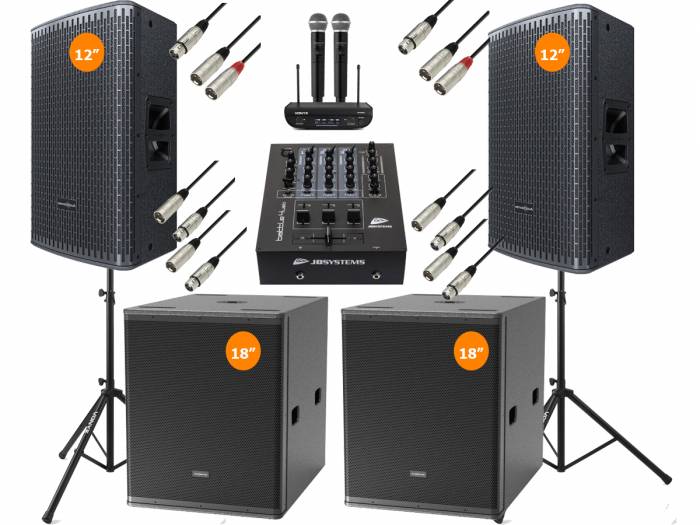 Pack TIJUANA 12 HOT MIC DJ SHOW 8400w - 24