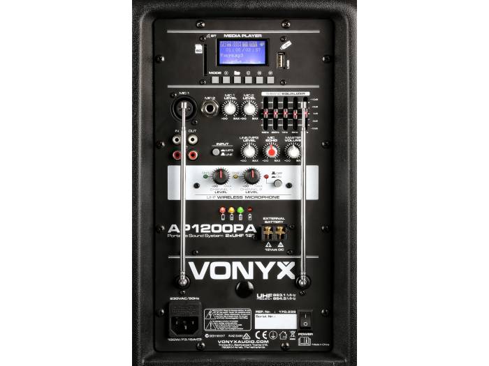 Vonyx AP1200PA Bafle Portatil 12" 170335 - 7