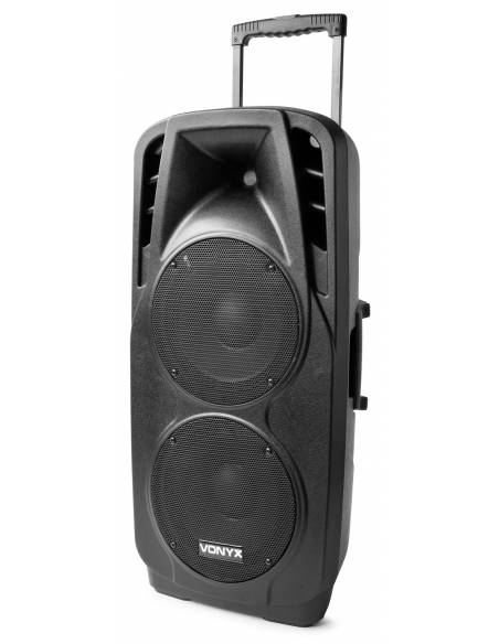 Vonyx SPX-PA9210 Sistema Portatil de Sonido ABS 2x10" 170082 - 1