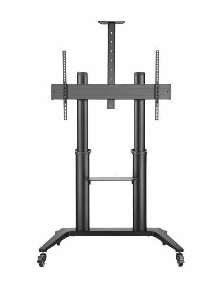 Vivolink Mobile Stand Trolley black VESA upto VESA 1000x600 140kg Capacity, Black - 5