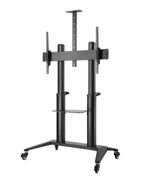 Vivolink Mobile Stand Trolley black VESA upto VESA 1000x600 140kg Capacity, Black - 6