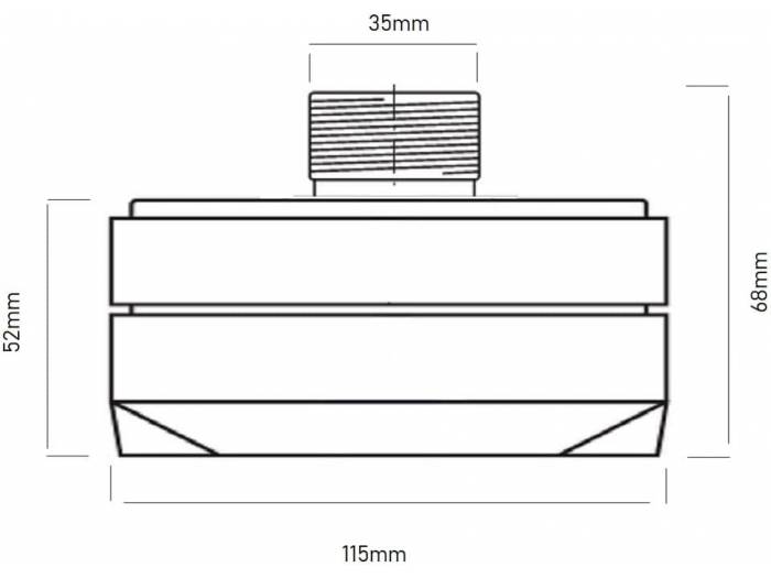 Seven Soundvector SVT-4401 Driver de Compresión Tweeter Motor de Agudos Diafragma de Titanio 44mm - 4