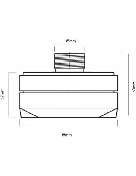Seven Soundvector SVT-4401 Driver de Compresión Tweeter Motor de Agudos Diafragma de Titanio 44mm - 4