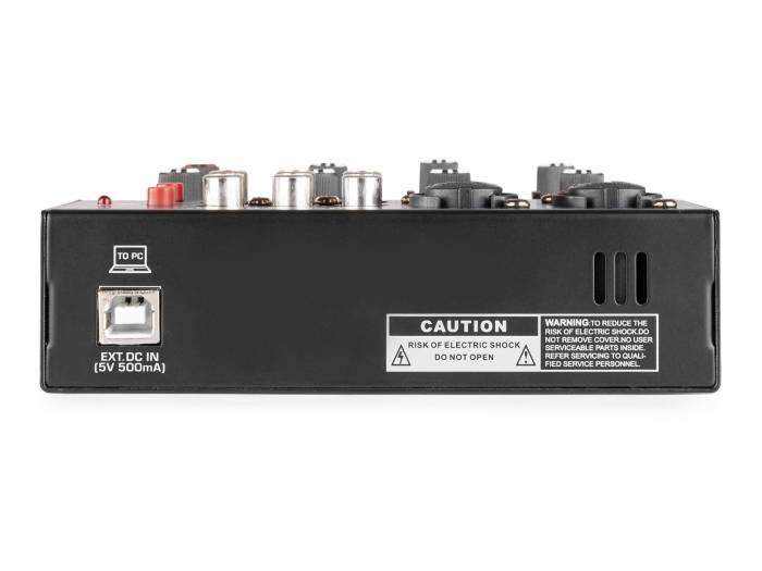 Vonyx VMM401 mezclador de 4 canales con USB , bluetooth y efecto echo - 2