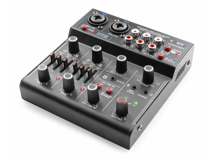 Vonyx VMM401 mezclador de 4 canales con USB , bluetooth y efecto echo - 4
