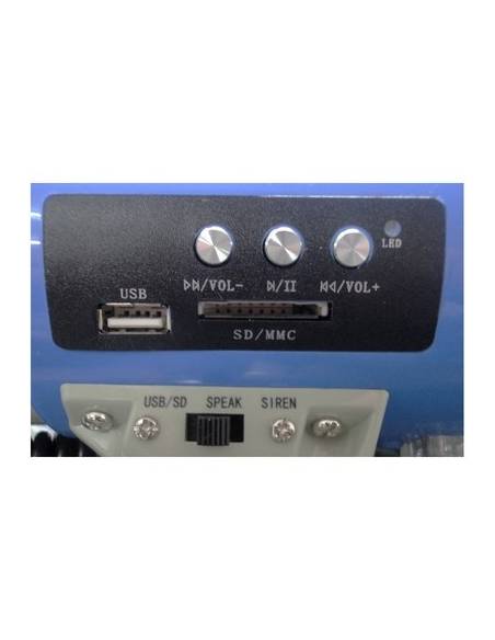 Ibiza Sound MEGA60USB MEGAFONO 60W CON SIRENA Y PUERTO USB/SD - 4