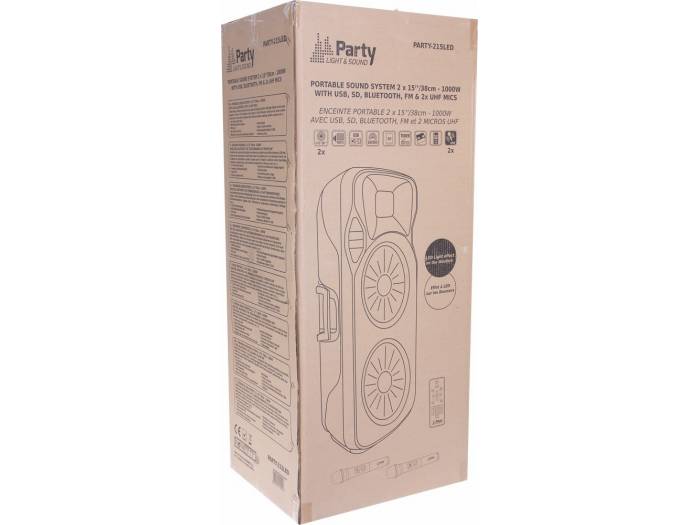PARTY LIGHT & SOUND Altavoz PARTY 215-LED MKII - 3