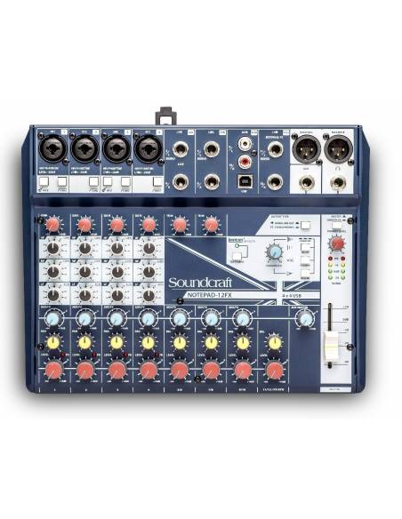 Soundcraft Notepad-12FX - Mesa de mezclas de 4 canales - 3