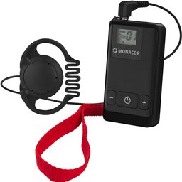 Monacor ATS-22R Sistema de Transmisión de Voz Digital de 16 canales, 863-865 MHz