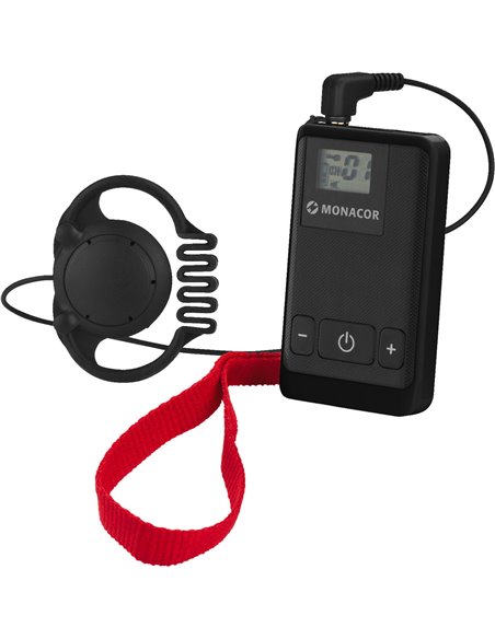 Monacor ATS-22R Sistema de Transmisión de Voz Digital de 16 canales, 863-865 MHz