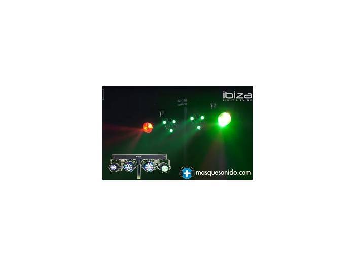 IBIZA DJ LIGHT 60 - barra de iluminación con 4 focos - 1