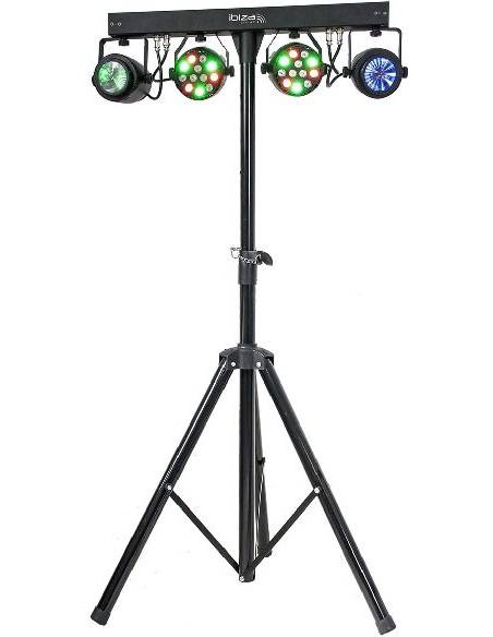 IBIZA DJ LIGHT 60 - barra de iluminación con 4 focos - 6