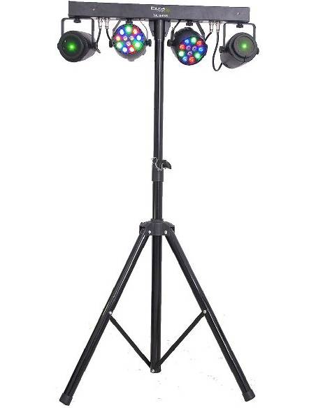 IBIZA LIGHT  DJ LIGHT 65 -Barra de luces 2 leds + 2 laser - 2