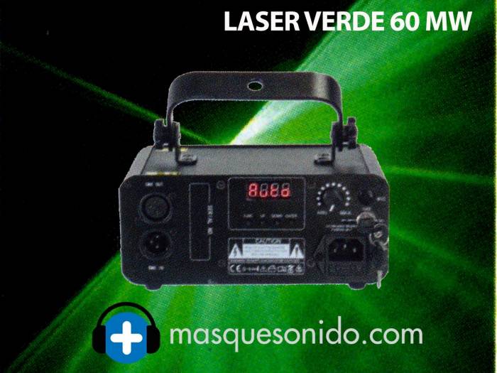 Ibiza Light LZR60G - LASER VERDE 60MW - 5
